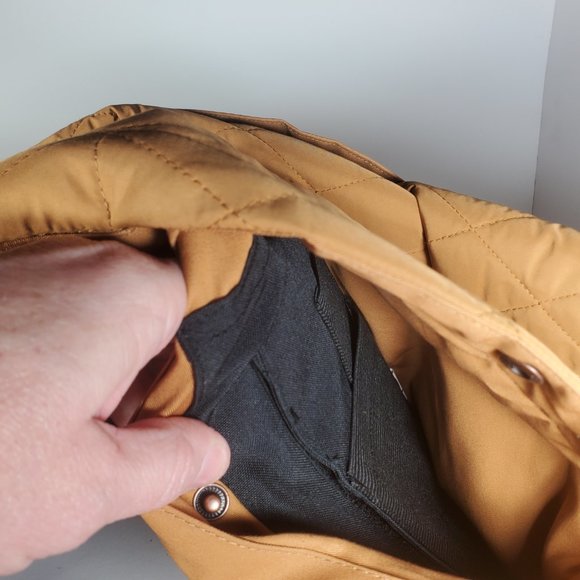 Cinch, ladies women's vest, work wear, size XL, brown canvas, concealed carry - Picture 8 of 11